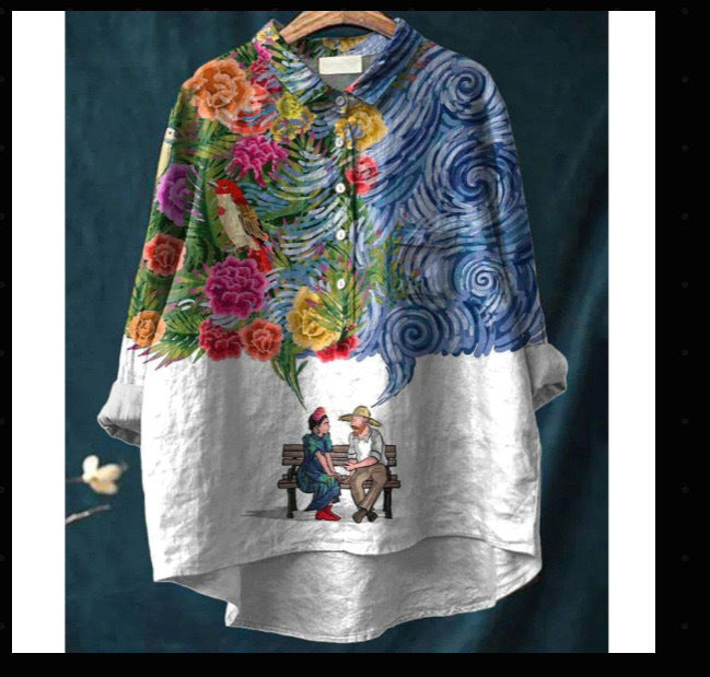 Ladies Fashion New Casual Shirt Animal Print Shirt - watkins innovators