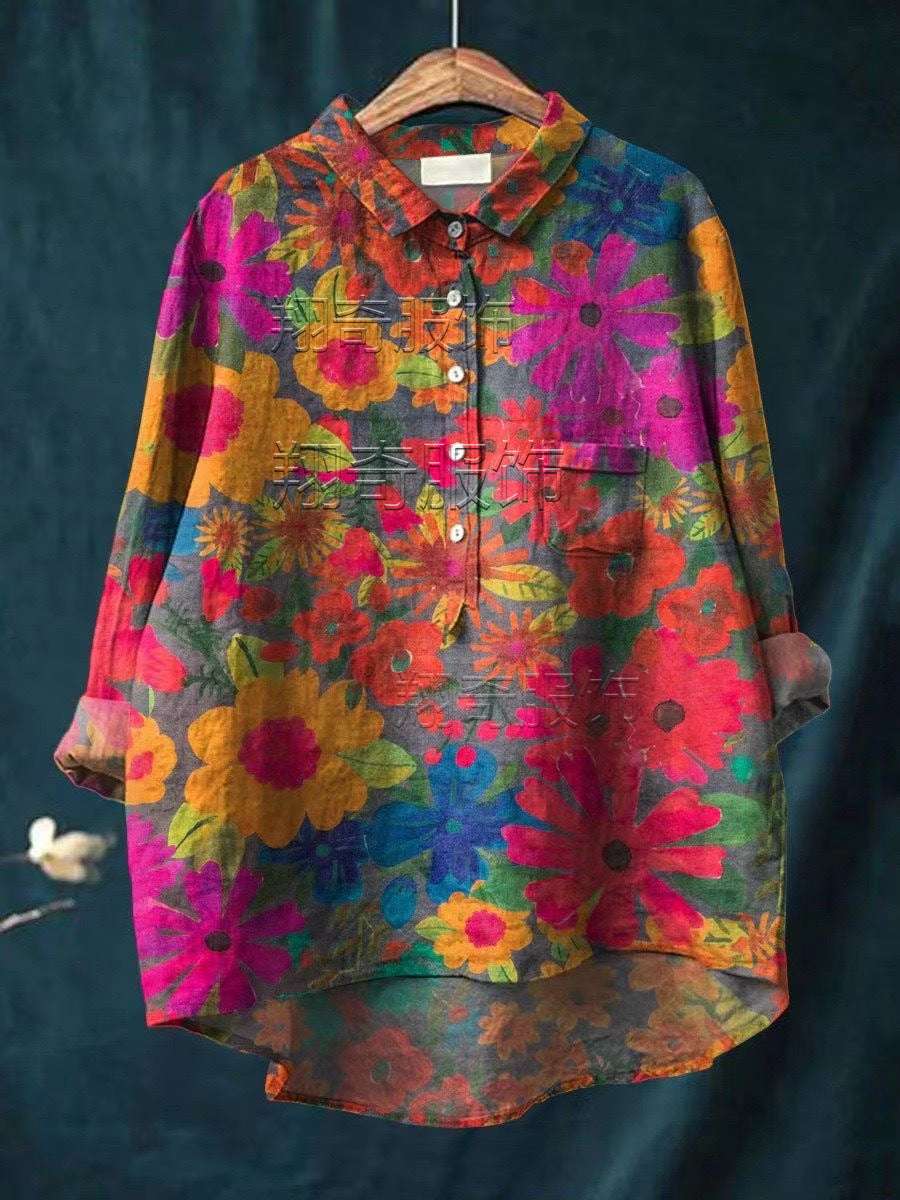 Ladies Fashion New Casual Shirt Animal Print Shirt - watkins innovators