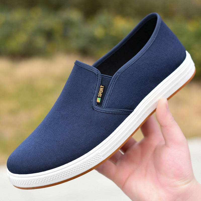 Low-top Men's Cloth Shoes Men's Slip-on Canvas - watkins innovators