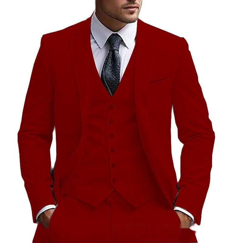 European And American Plus Fat Foreign Trade Plus Size Suit Three-piece Suit - watkins innovators