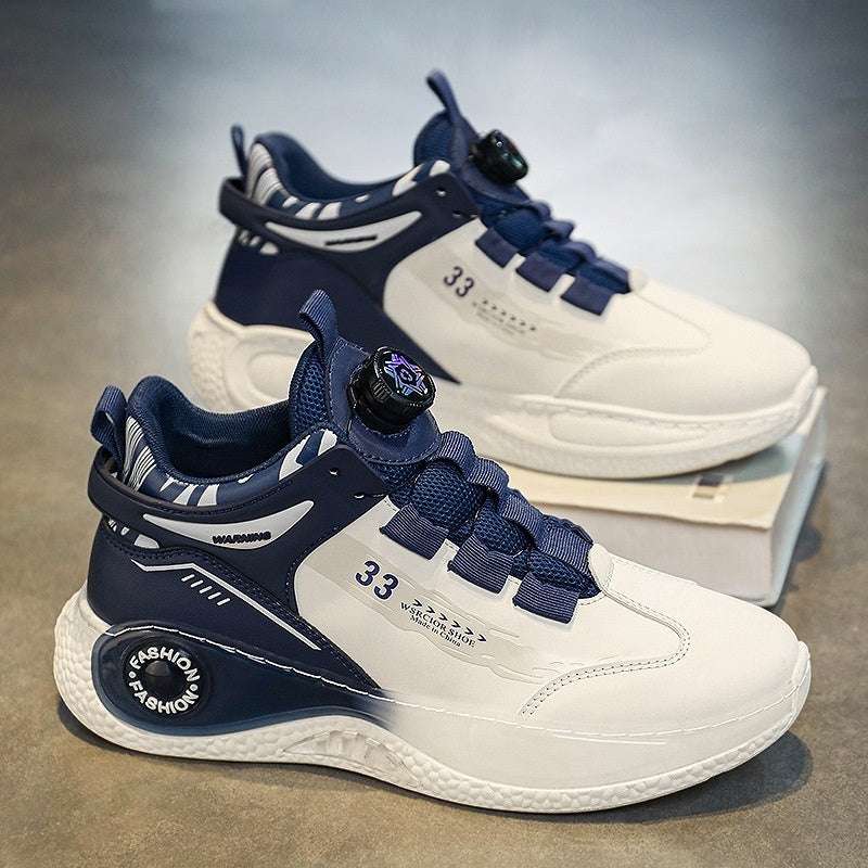 Autumn And Winter Youth Rotating Button Sports Running Shoes - watkins innovators