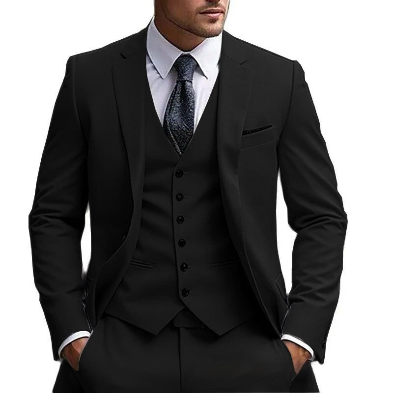 European And American Plus Fat Foreign Trade Plus Size Suit Three-piece Suit - watkins innovators