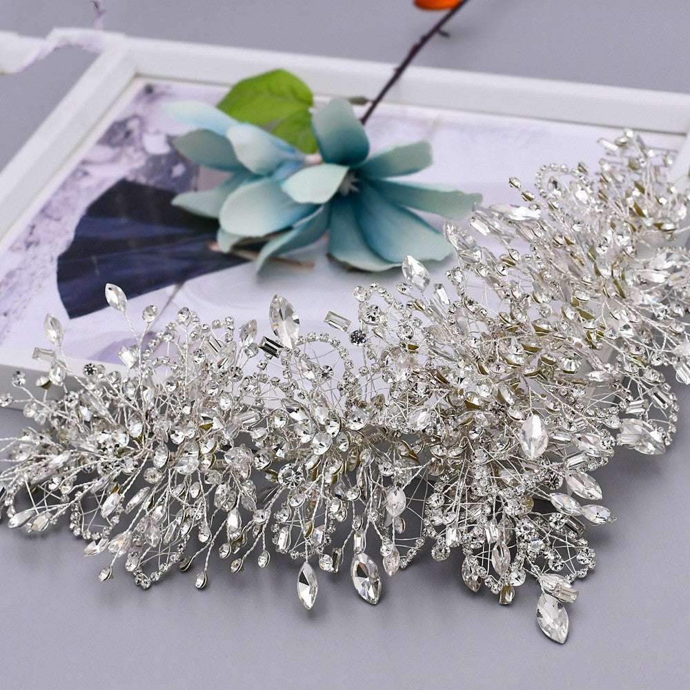 Bridal Tiara Wedding Crystal Crown Handmade Accessories - watkins innovators
