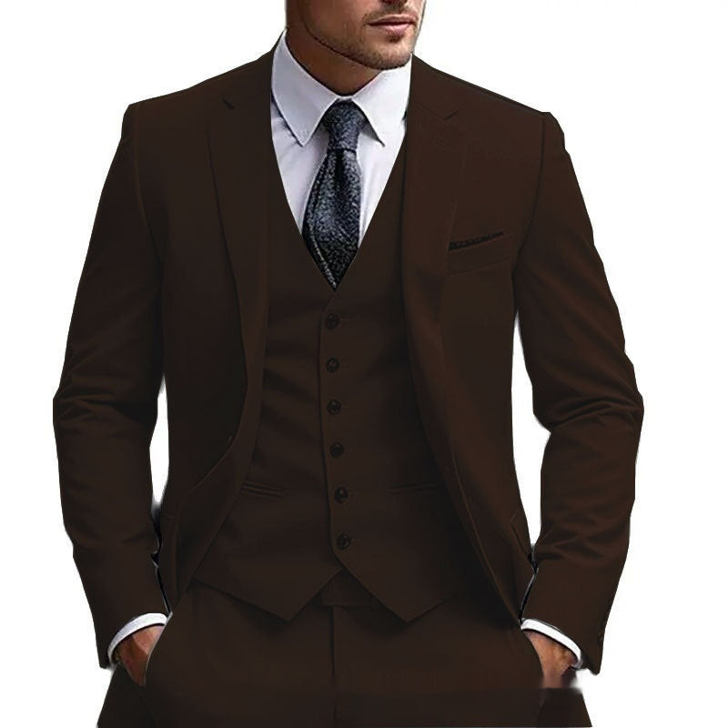 European And American Plus Fat Foreign Trade Plus Size Suit Three-piece Suit - watkins innovators