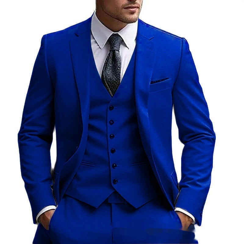 European And American Plus Fat Foreign Trade Plus Size Suit Three-piece Suit - watkins innovators