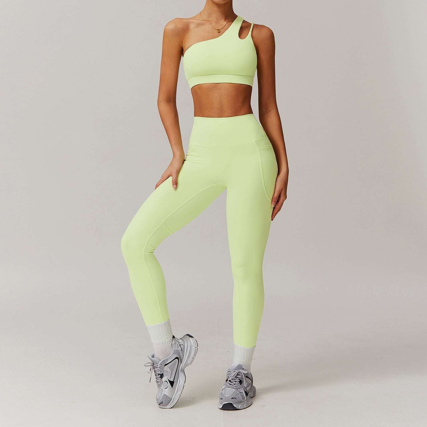 Breathable Quick-drying Skinny Yoga Clothes Pocket Running Sports Suit - watkins innovators