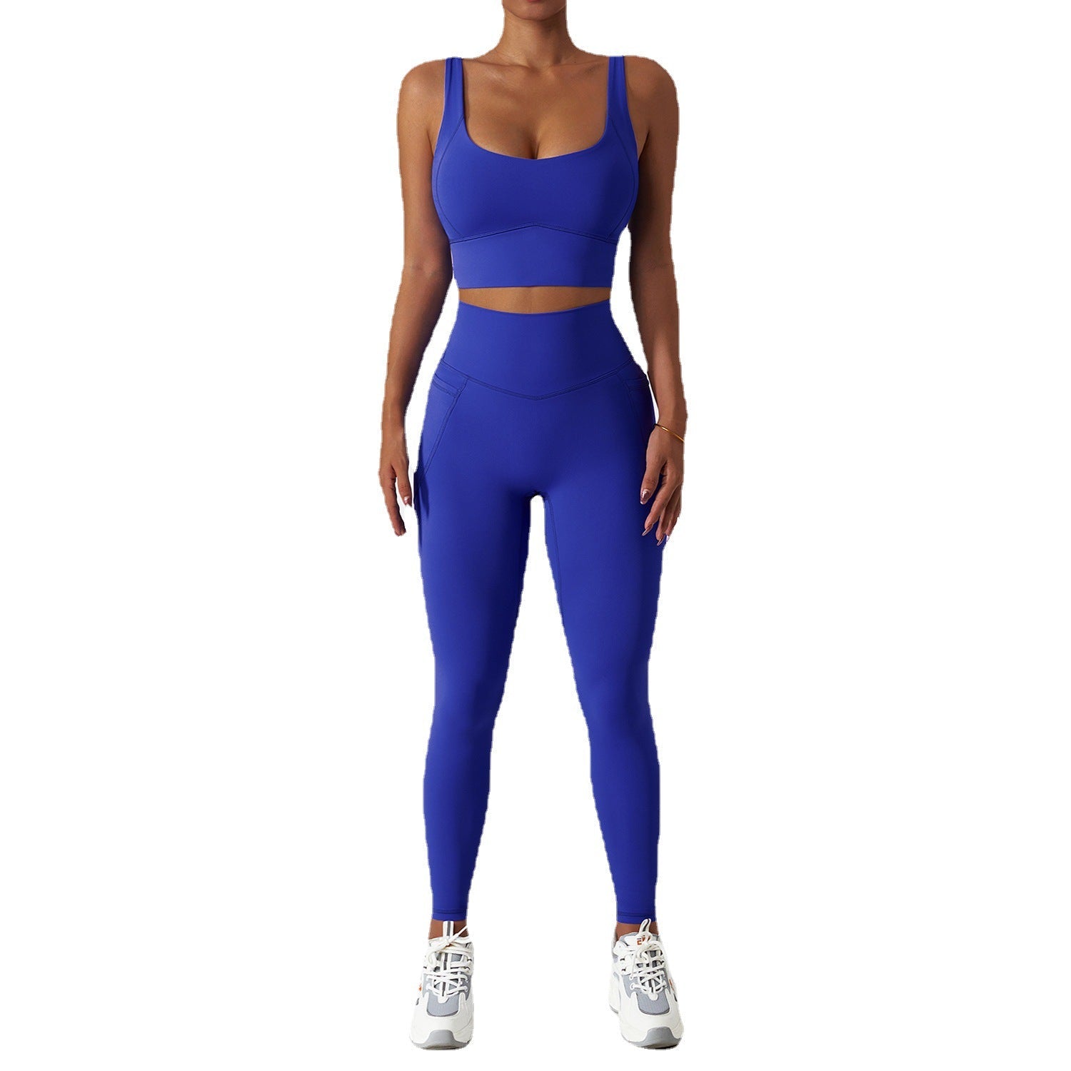 Breathable Quick-drying Skinny Yoga Clothes Pocket Running Sports Suit - watkins innovators