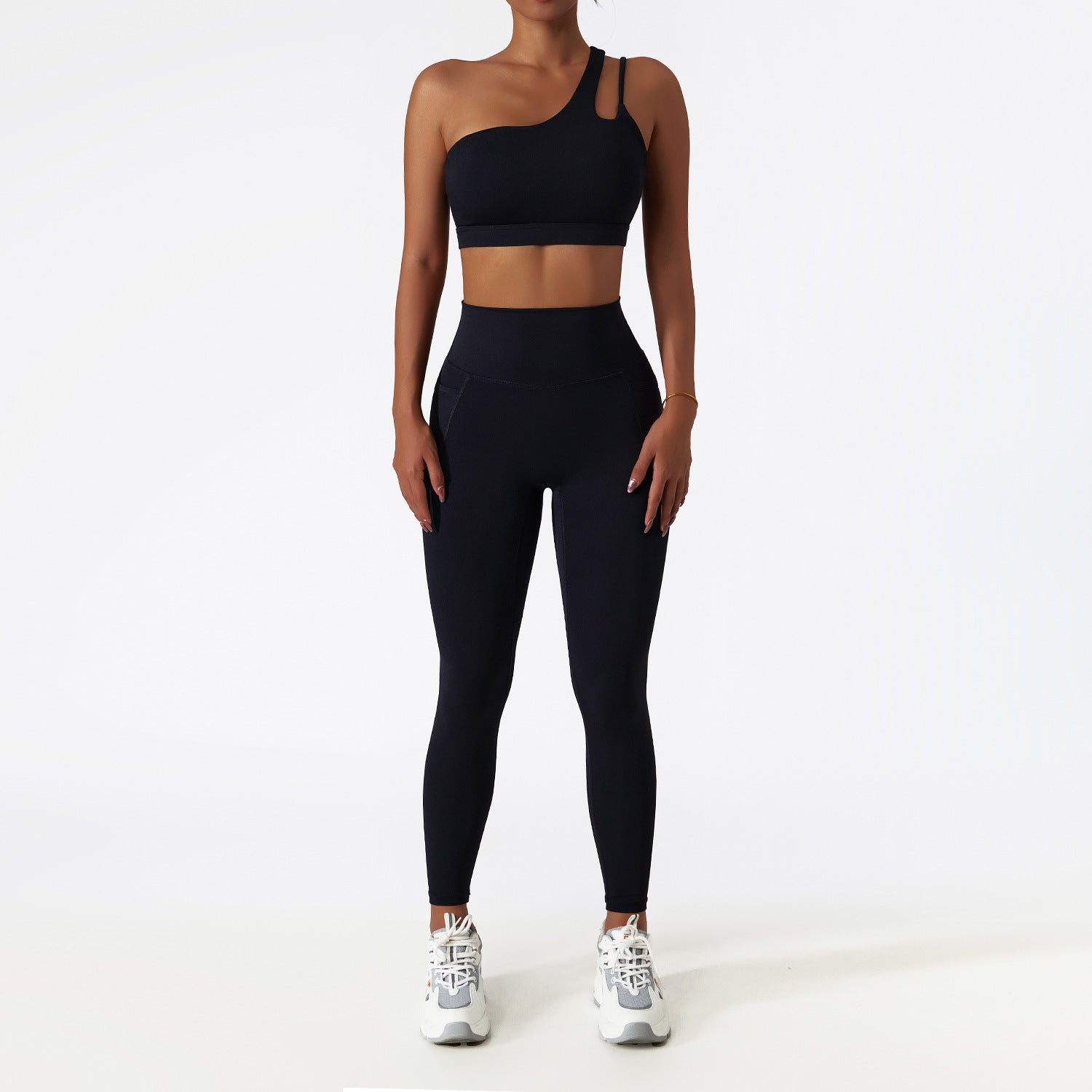 Breathable Quick-drying Skinny Yoga Clothes Pocket Running Sports Suit - watkins innovators
