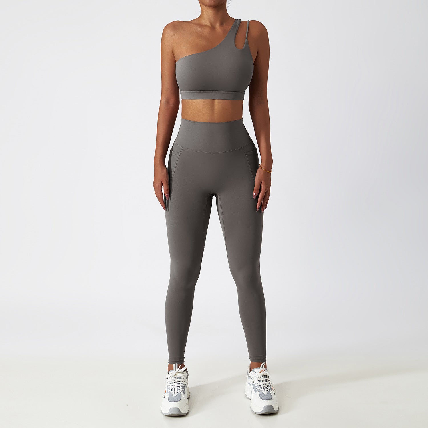 Breathable Quick-drying Skinny Yoga Clothes Pocket Running Sports Suit - watkins innovators