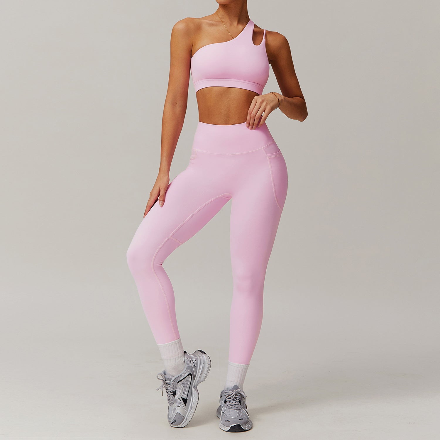 Breathable Quick-drying Skinny Yoga Clothes Pocket Running Sports Suit - watkins innovators