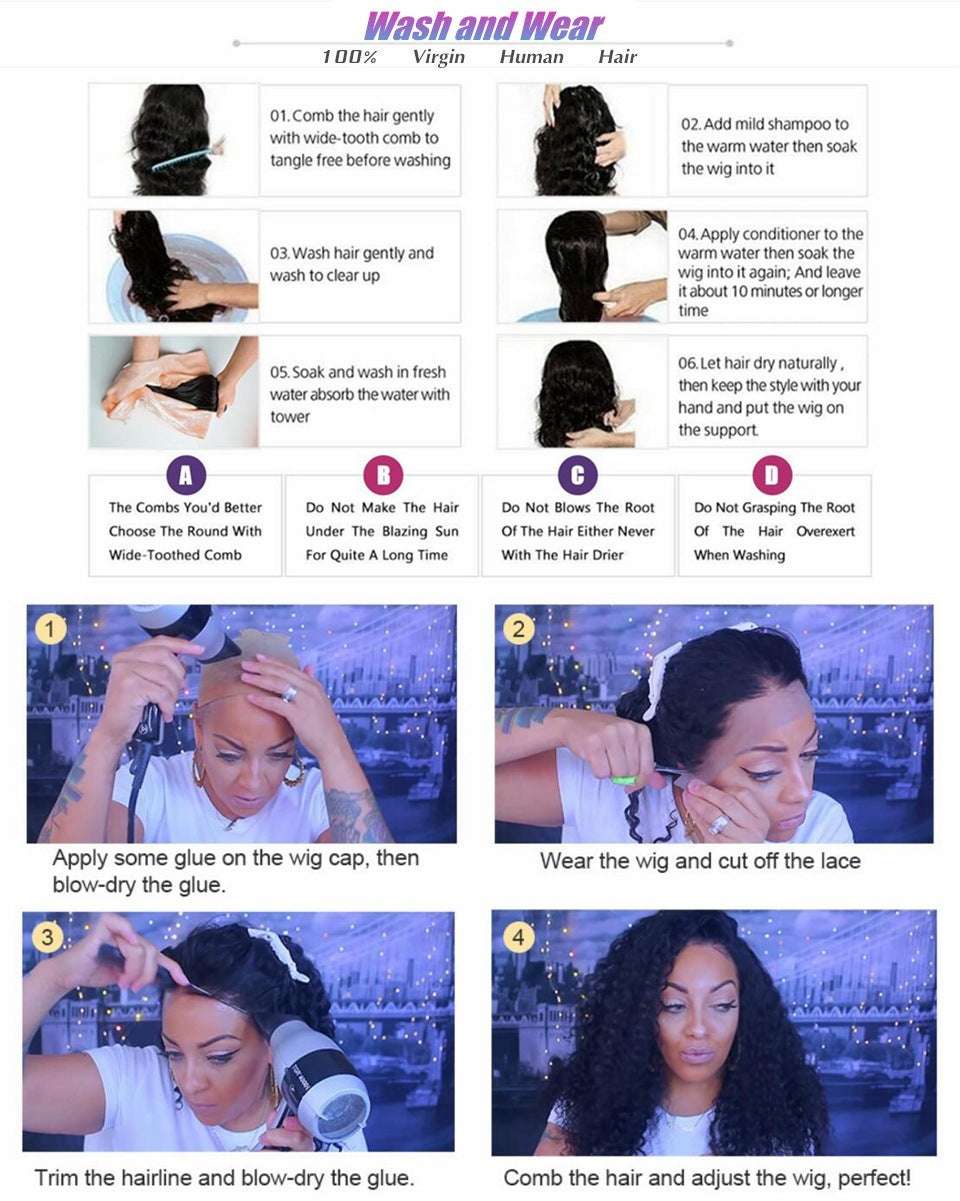 Body Wave Human Hair Lace Front Wigs - watkins innovators