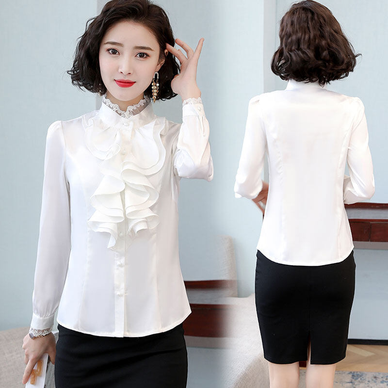 Women's Shirt Fashionable Fleece-lined Padded Top Bottoming Shirt - watkins innovators