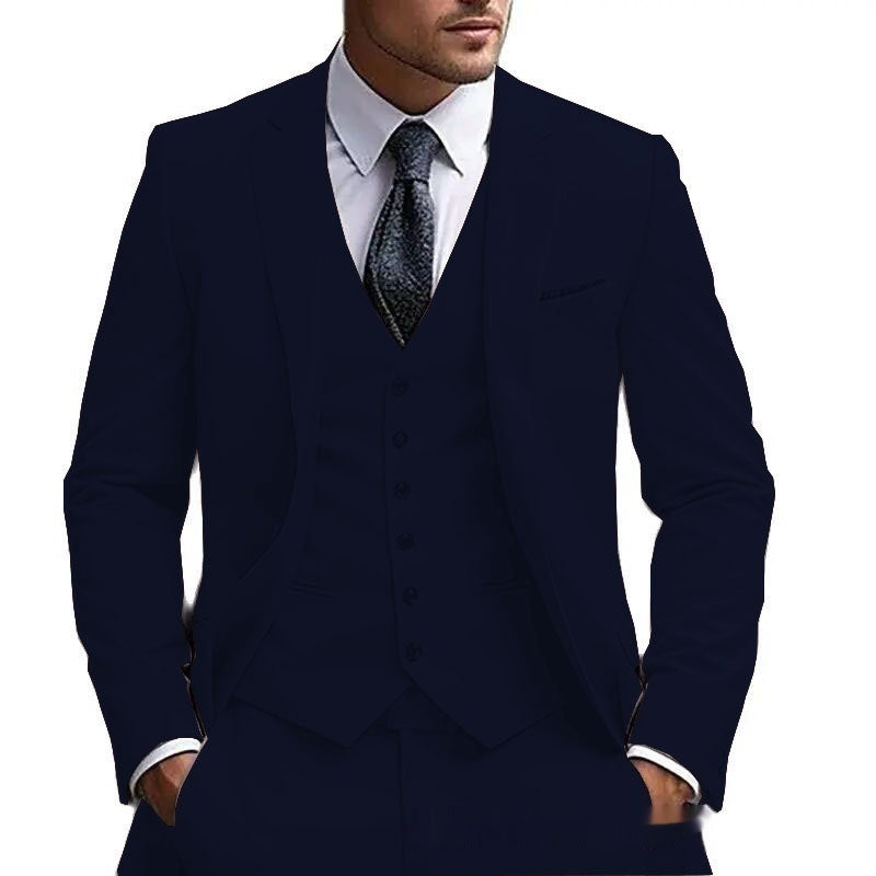 European And American Plus Fat Foreign Trade Plus Size Suit Three-piece Suit - watkins innovators