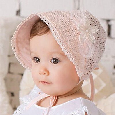 Children's Cotton Beanie Cap Children's Sweet Lace - watkins innovators