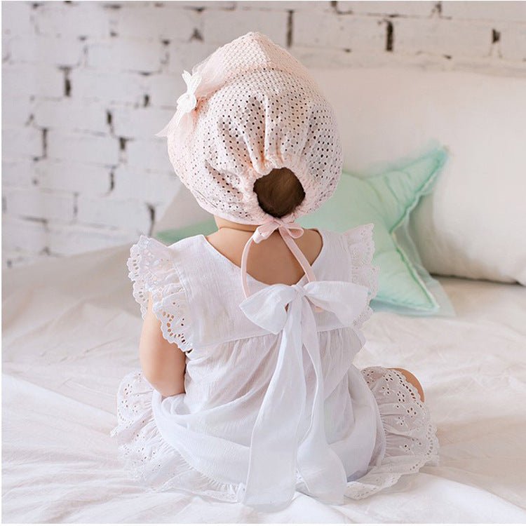 Children's Cotton Beanie Cap Children's Sweet Lace - watkins innovators
