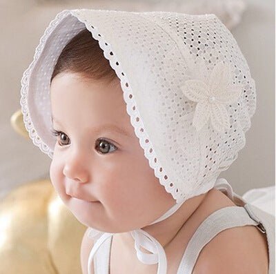 Children's Cotton Beanie Cap Children's Sweet Lace - watkins innovators