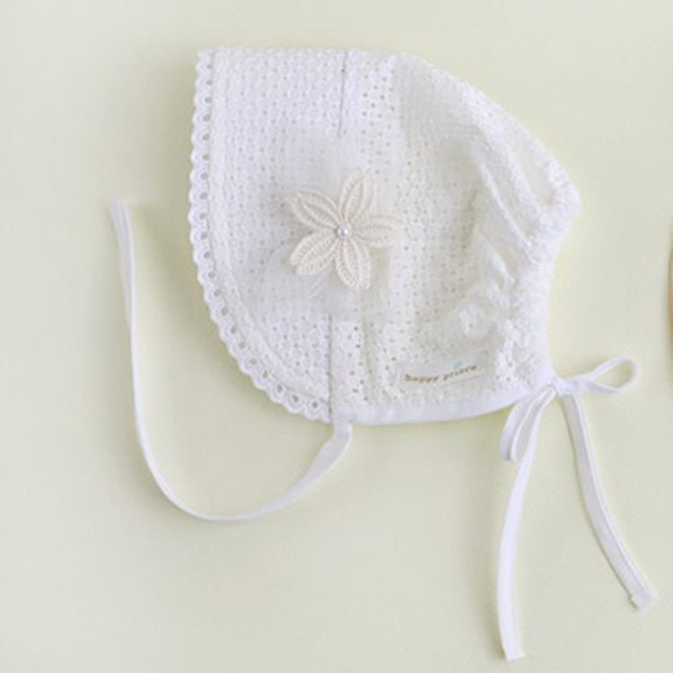 Children's Cotton Beanie Cap Children's Sweet Lace - watkins innovators