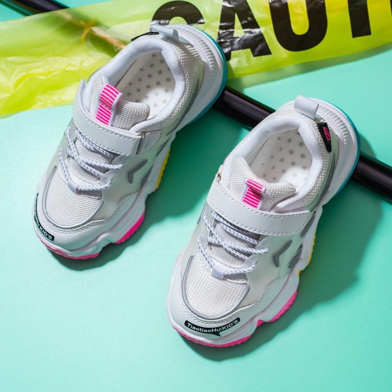 Children's Girls'  Spring And Autumn Casual Sports Mesh Shoes - watkins innovators