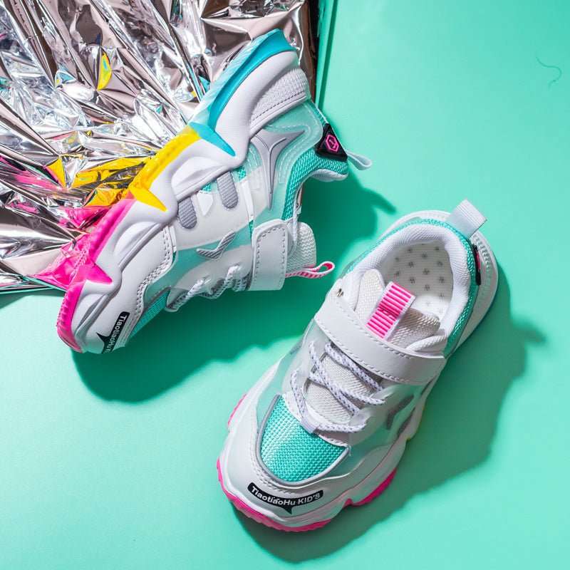 Children's Girls'  Spring And Autumn Casual Sports Mesh Shoes - watkins innovators