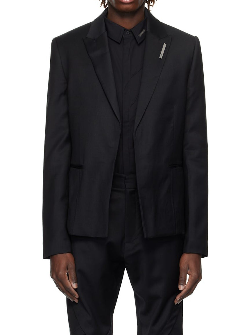 Men's Black Classic Blazer & Wide Leg Pants Set - watkins innovators