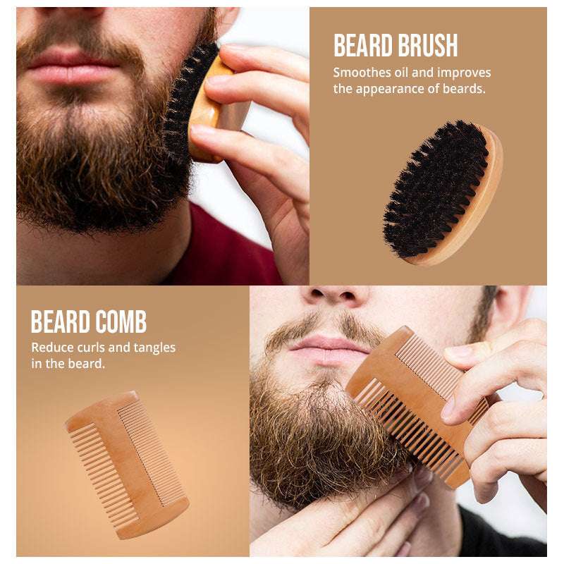 Beard Growth Kit For Men Hair Enhancer Thicker Mustache Grooming - watkins innovators