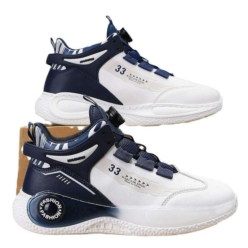 Autumn And Winter Youth Rotating Button Sports Running Shoes - watkins innovators
