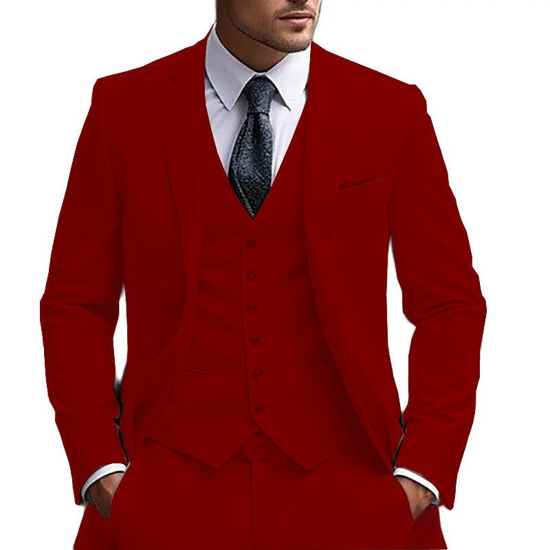European And American Plus Fat Foreign Trade Plus Size Suit Three-piece Suit - watkins innovators
