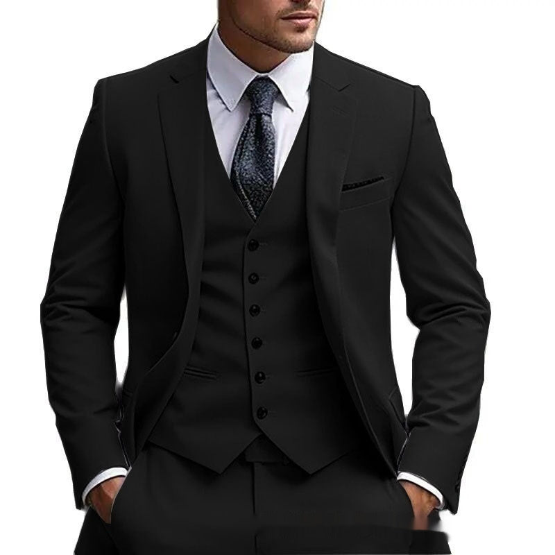 European And American Plus Fat Foreign Trade Plus Size Suit Three-piece Suit - watkins innovators