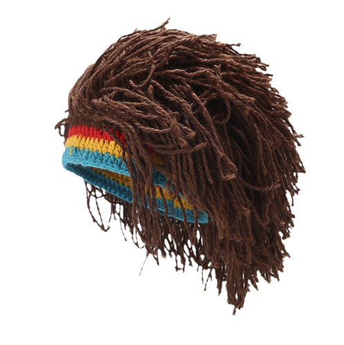 1Pc Reggae Jamaican Rasta Hat Dreadlocks Wig Caribbean Beret Cap Beret Dress Apparel Accessories Fashion Style New - watkins innovators