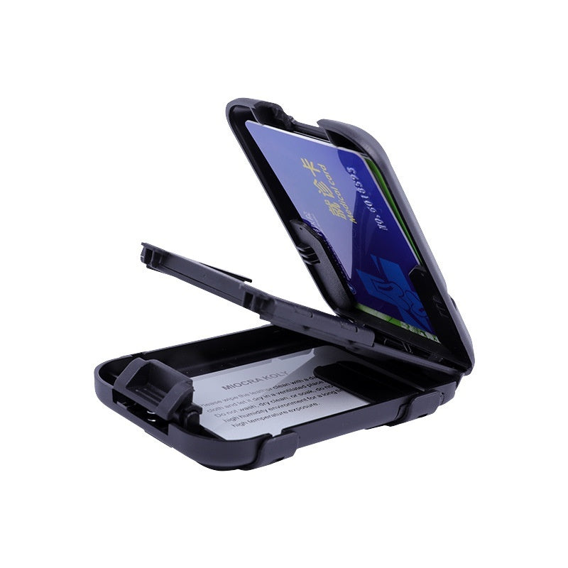 Aluminum Bank Card Package Fashion Wallet Bank Card Business Card Case Security Lock Money - watkins innovators