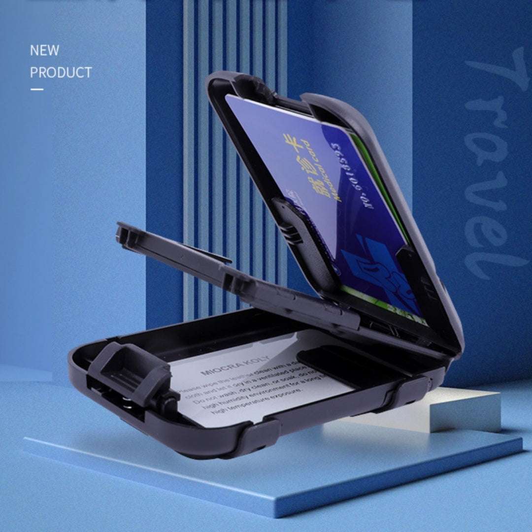Aluminum Bank Card Package Fashion Wallet Bank Card Business Card Case Security Lock Money - watkins innovators