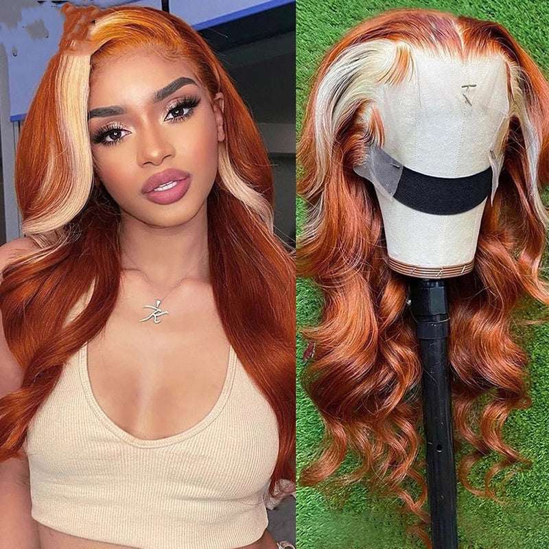 4X4 Human Hair Wig Head Cover Highlights 613 - watkins innovators