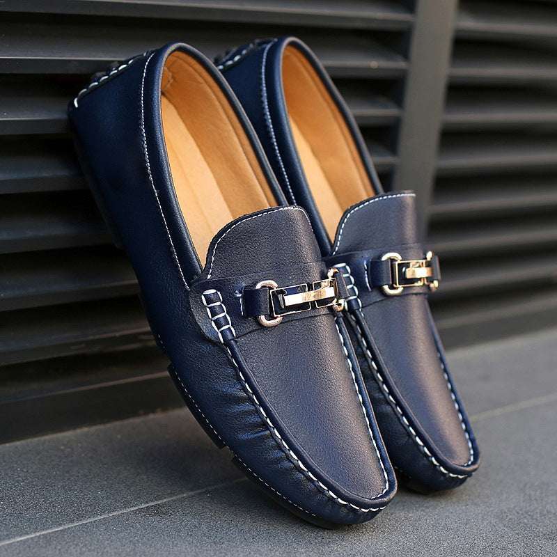Genuine Leather Breathable New Men's Gommino Loafers - watkins innovators