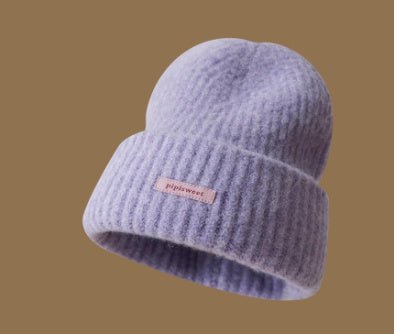 Girls Loose Design Woolen Cap Slimming Face-looking Small Warm Hat - watkins innovators