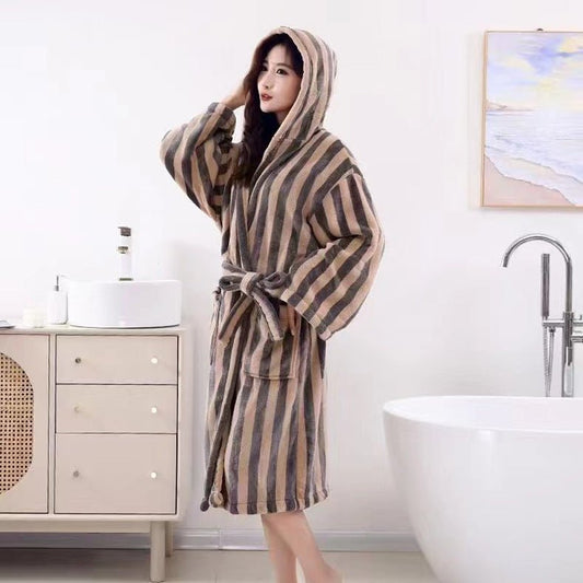 Hotel Home Bathrobe Men's And Women's Long - watkins innovators
