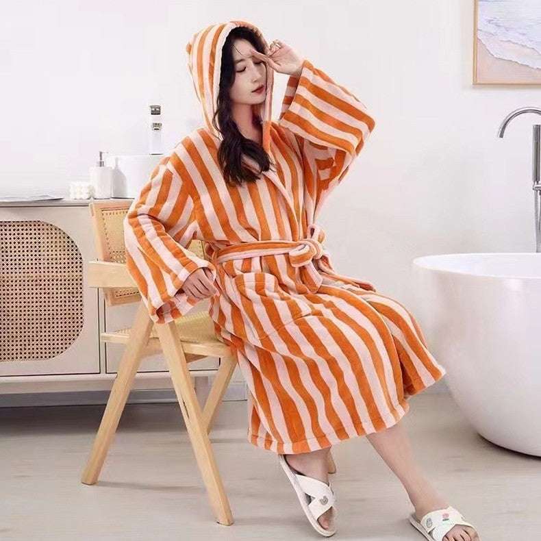 Hotel Home Bathrobe Men's And Women's Long - watkins innovators