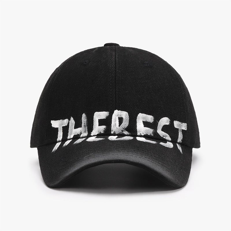 Letter Graffiti Curved Brim Soft Top Baseball Cap - watkins innovators