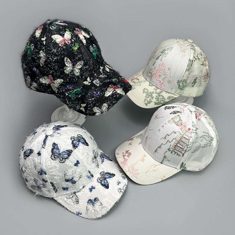 Printed Antique Baseball Cap For Women - watkins innovators