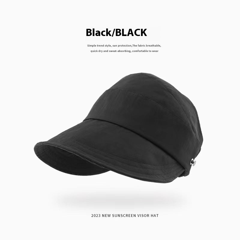 Sun Hat Hanging Mask Quick-drying Thin Type Sunscreen Peaked Cap - watkins innovators