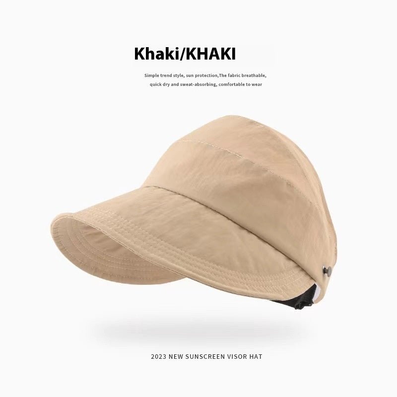 Sun Hat Hanging Mask Quick-drying Thin Type Sunscreen Peaked Cap - watkins innovators