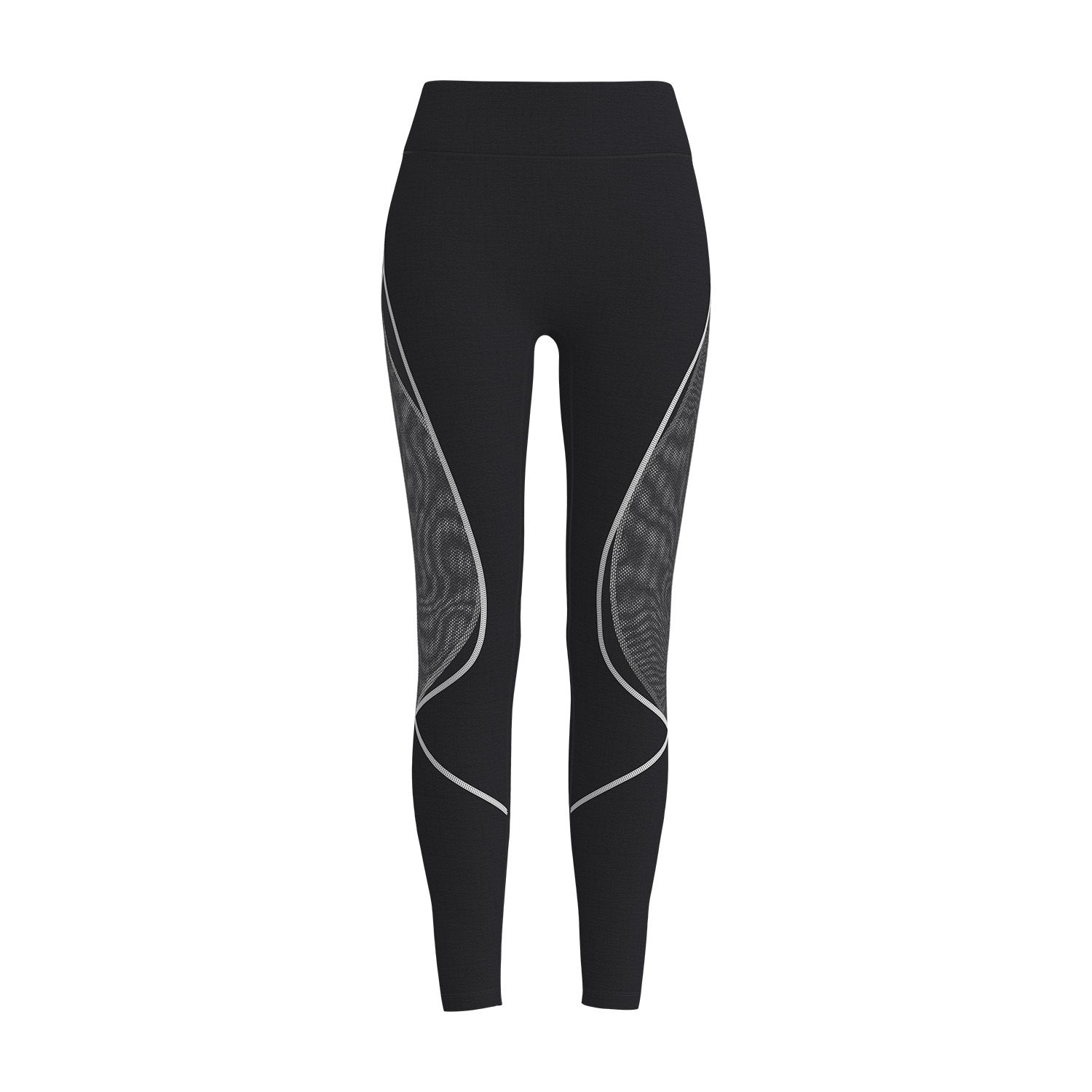 Women's Color Matching Mesh European And American High Waist Yoga Pants - watkins innovators