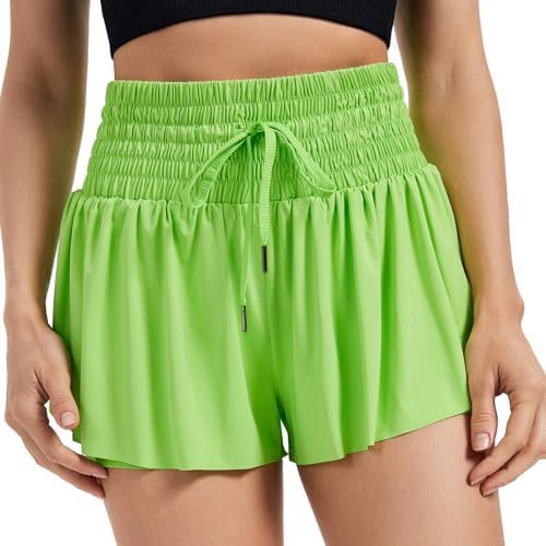 Women's Solid Color Elegant Sports High Waist Shorts - watkins innovators