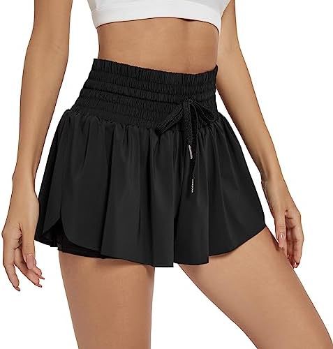 Women's Solid Color Elegant Sports High Waist Shorts - watkins innovators