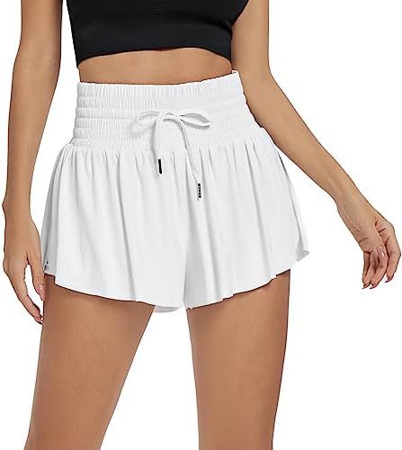 Women's Solid Color Elegant Sports High Waist Shorts - watkins innovators